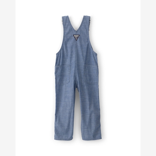 Jardineira jeans infantil com bolsos - denim médio | OshKosh