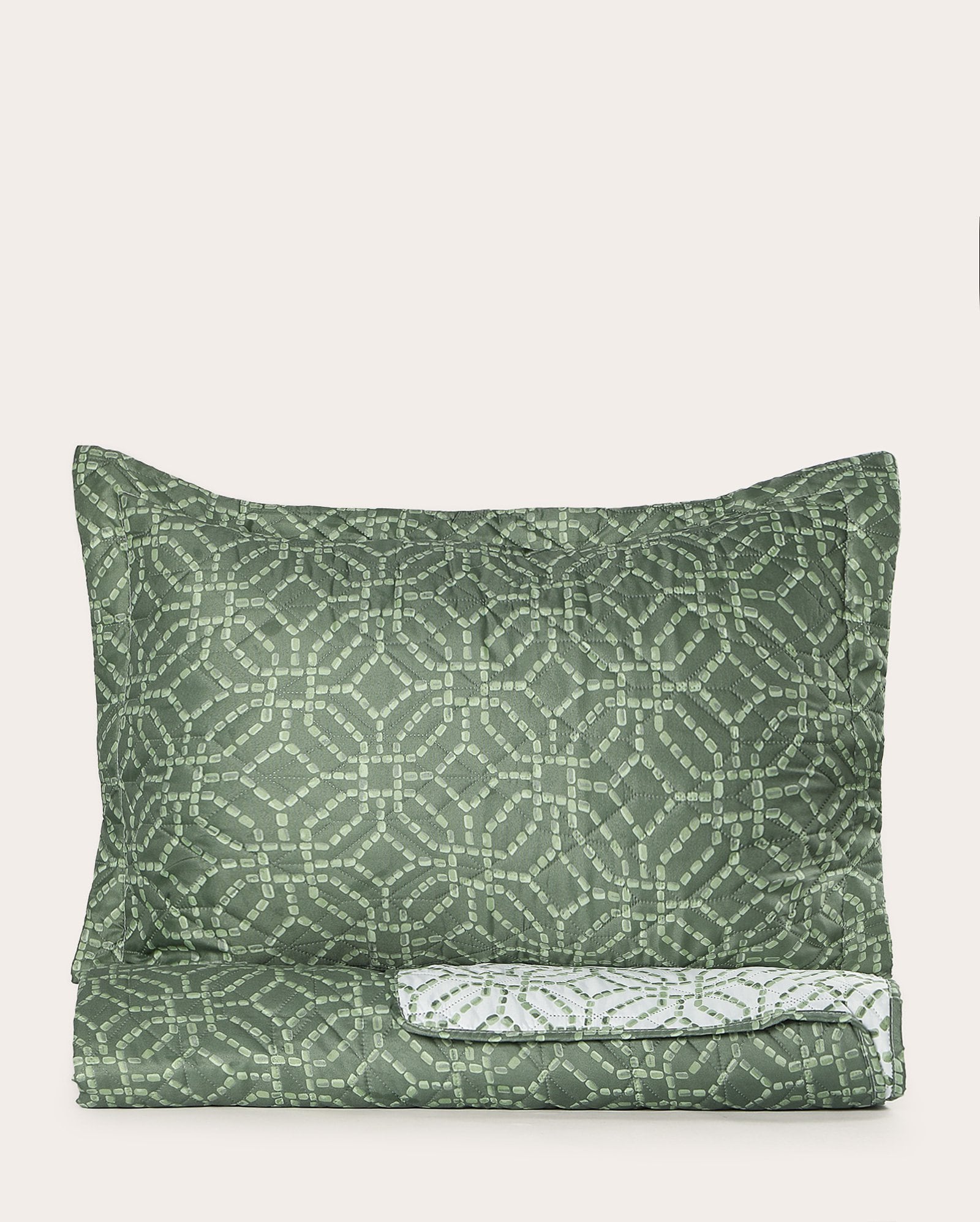 Kit colcha solteiro 2 peças boutis dupla face - Verde | Casa Riachuelo
