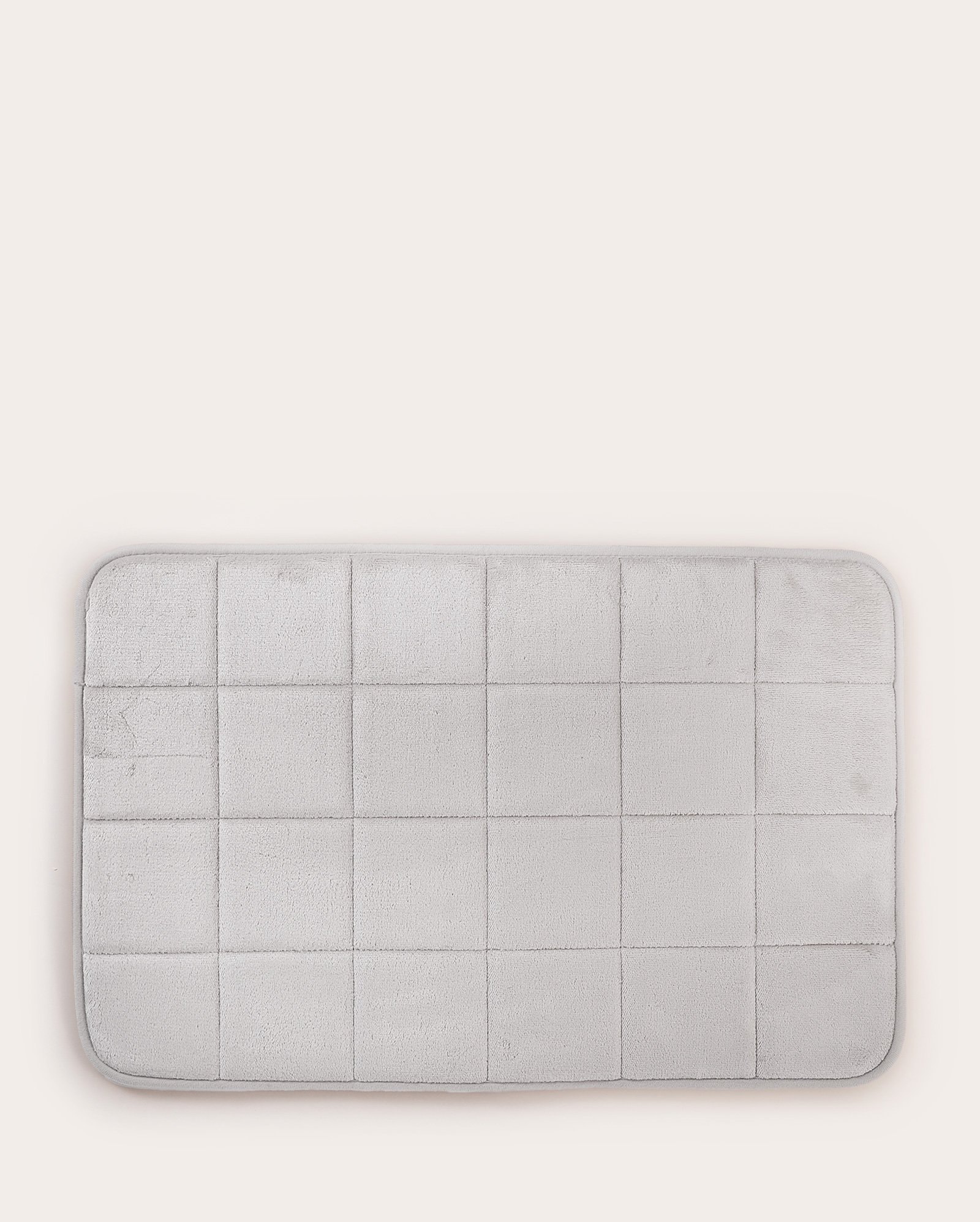Tapete para banheiro Memory 60x40cm - Cinza | Casa Riachuelo