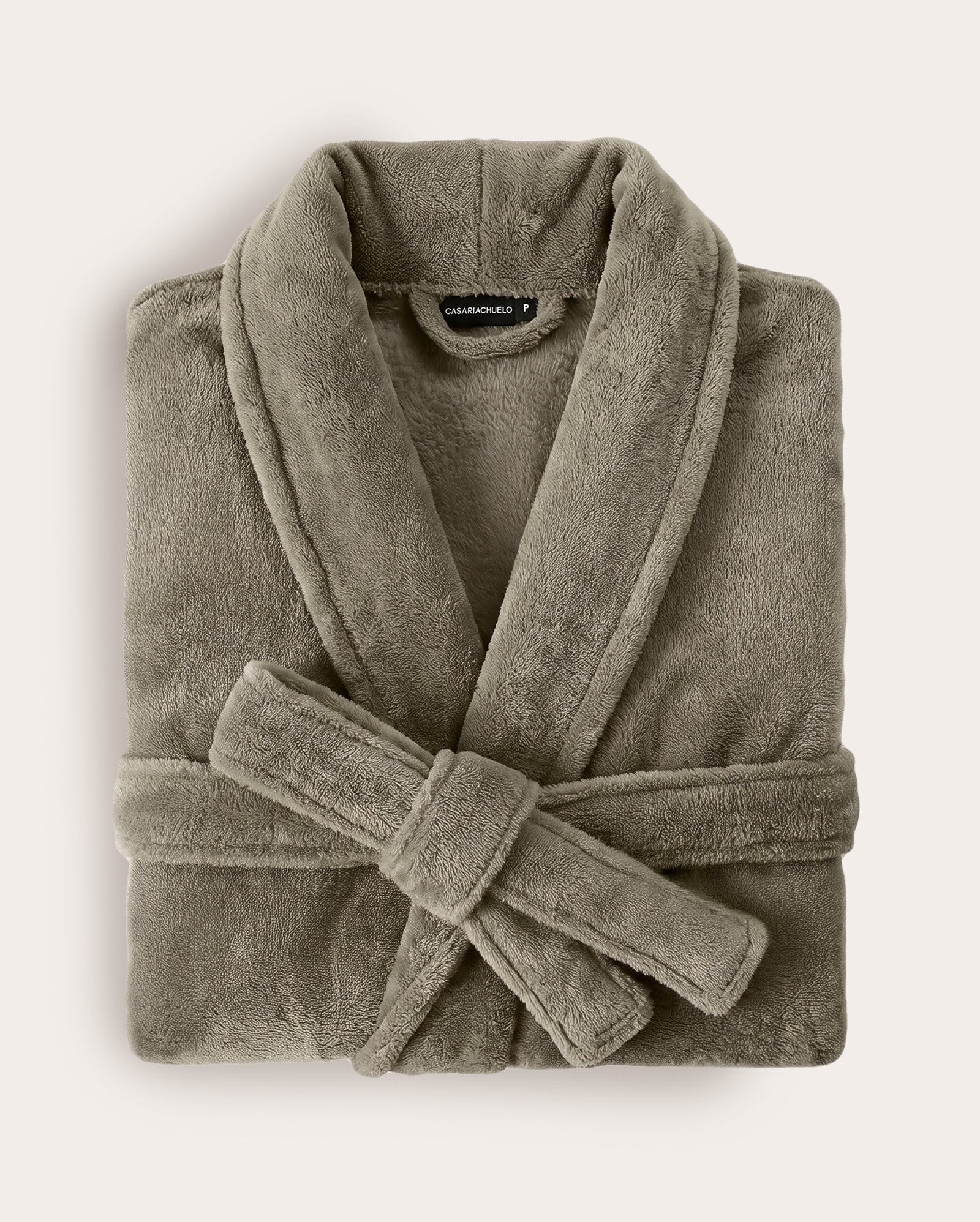 Roupão em fleece com faixa e bolsos - Verde | Casa Riachuelo