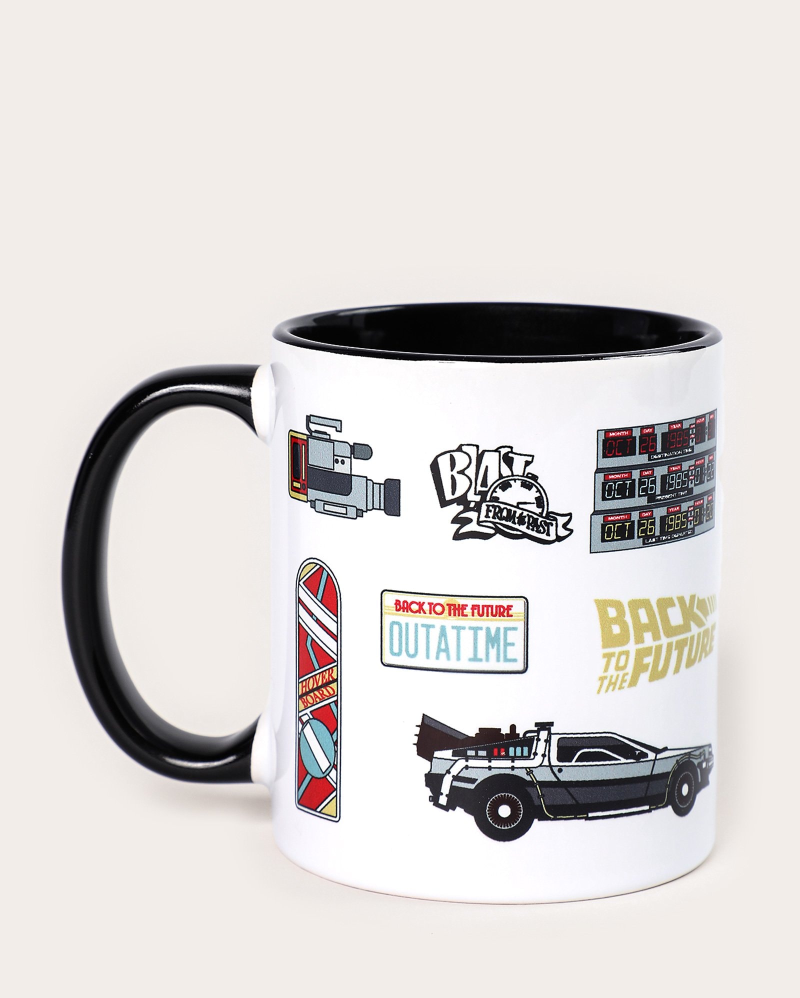 Caneca De Volta para o Futuro 330ml - branca | FANLAB