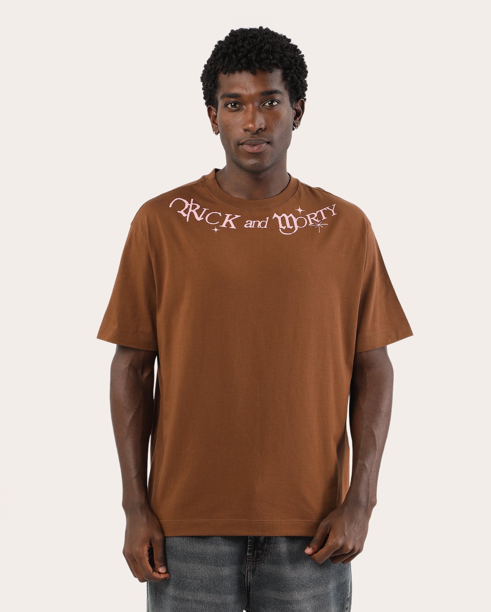Camiseta masculina relaxed Rick And Morty - marrom | Cartoon Network