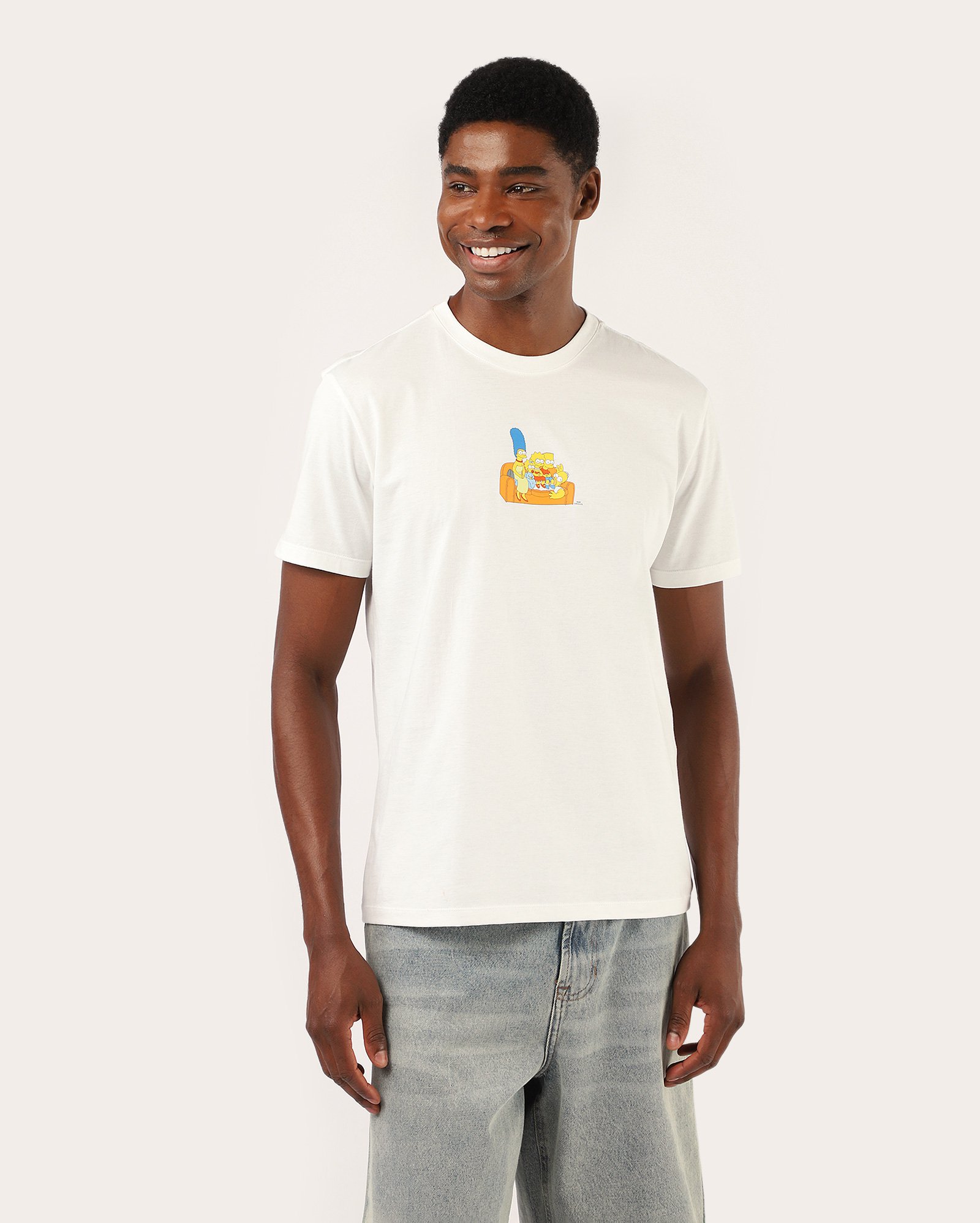 Camiseta masculina The Simpsons regular - branca | FOX