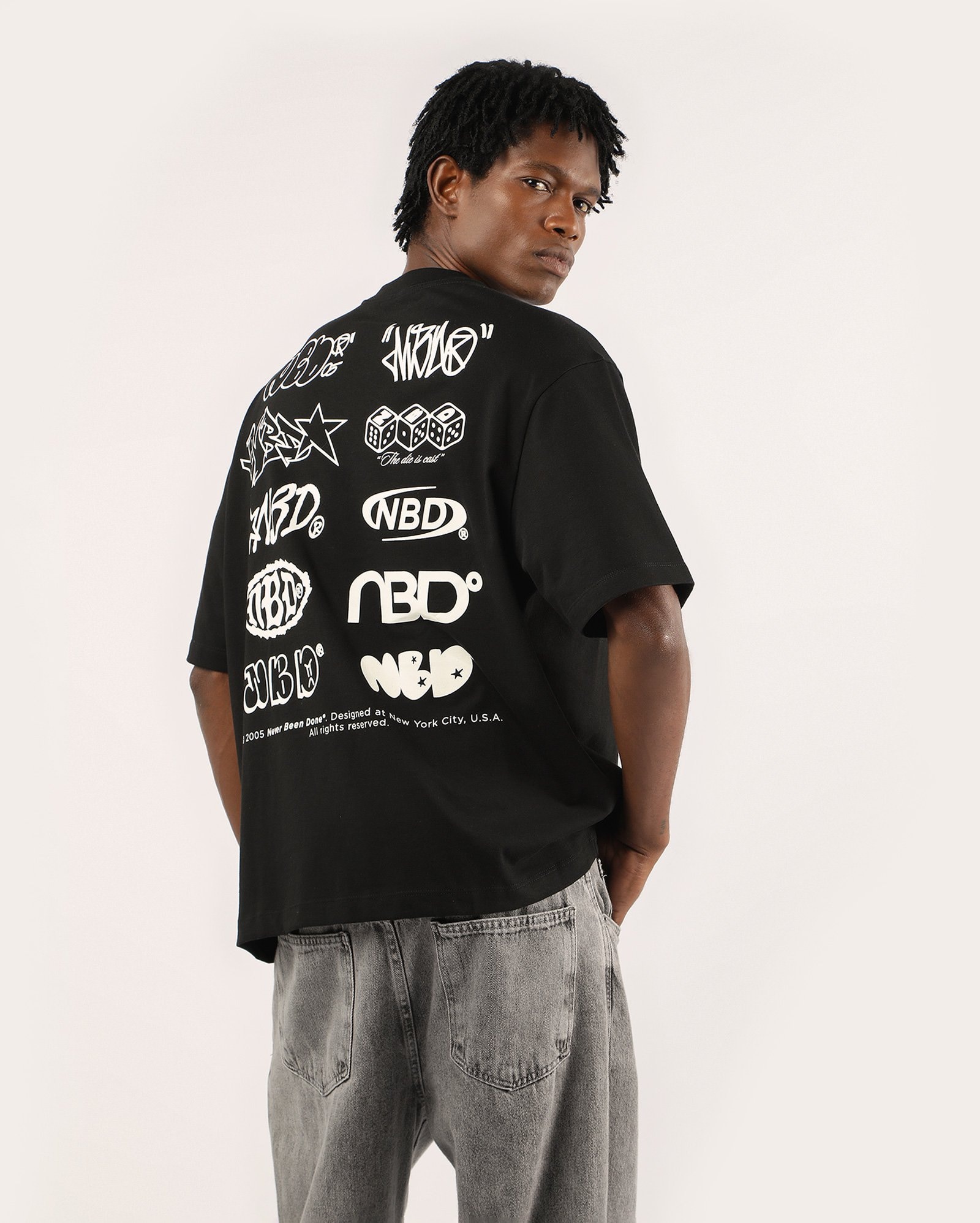 Riachuelo | Camiseta masculina boxy NBD - preta