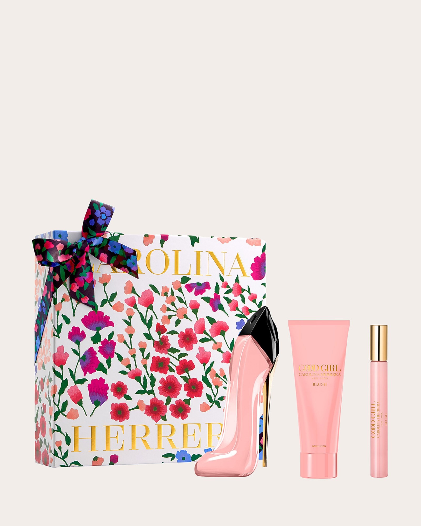 Kit perfume feminino Good Girl Blush EDP 80ml + Miniatura 10ml + Creme corporal 100ml | Carolina Herrera
