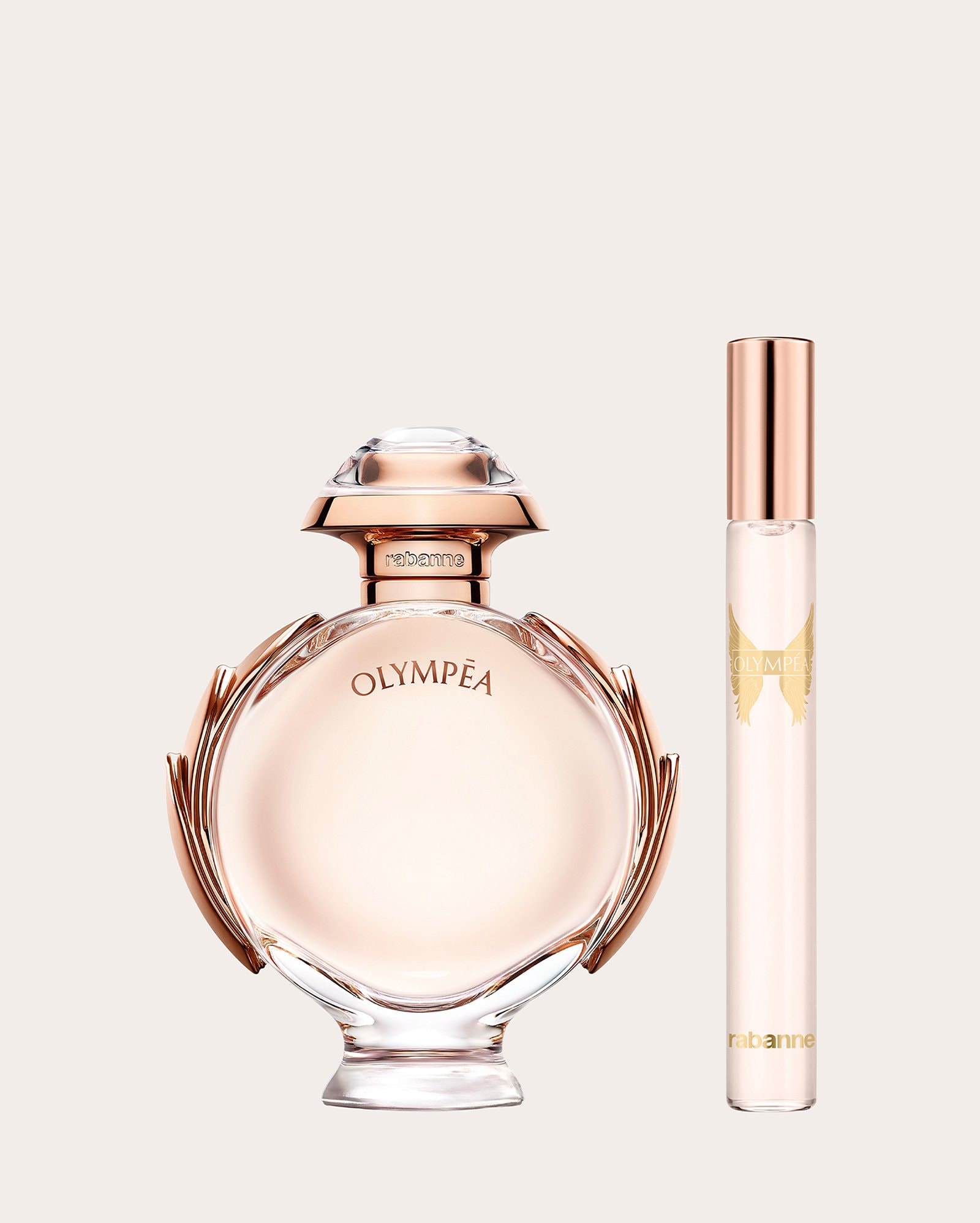 Kit perfume feminino Olympéa eau de parfum 50ml + perfume de bolsa 10ml | Rabanne
