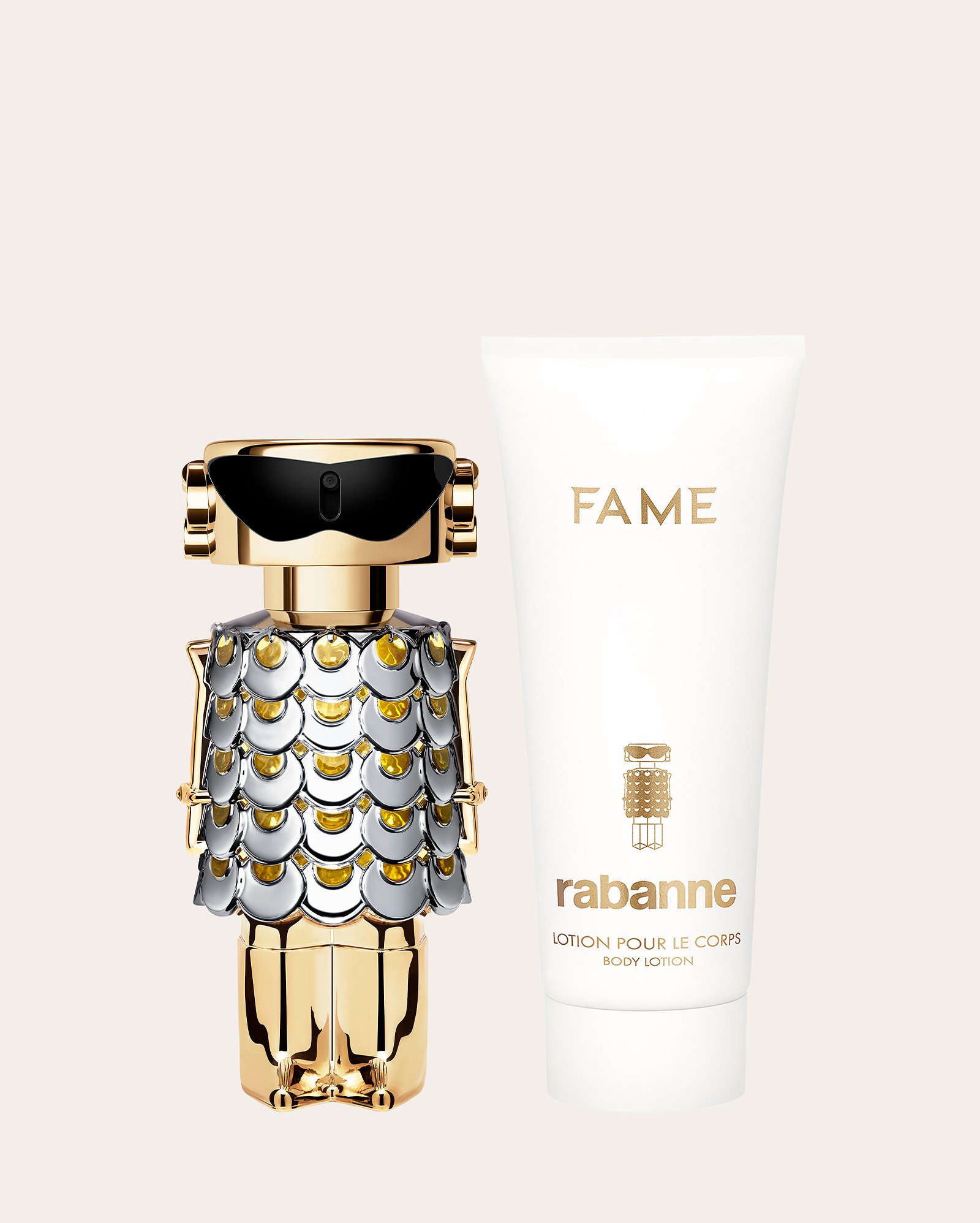 Kit feminino perfume Fame EDP 80ml + Creme corporal 100ml | Rabanne