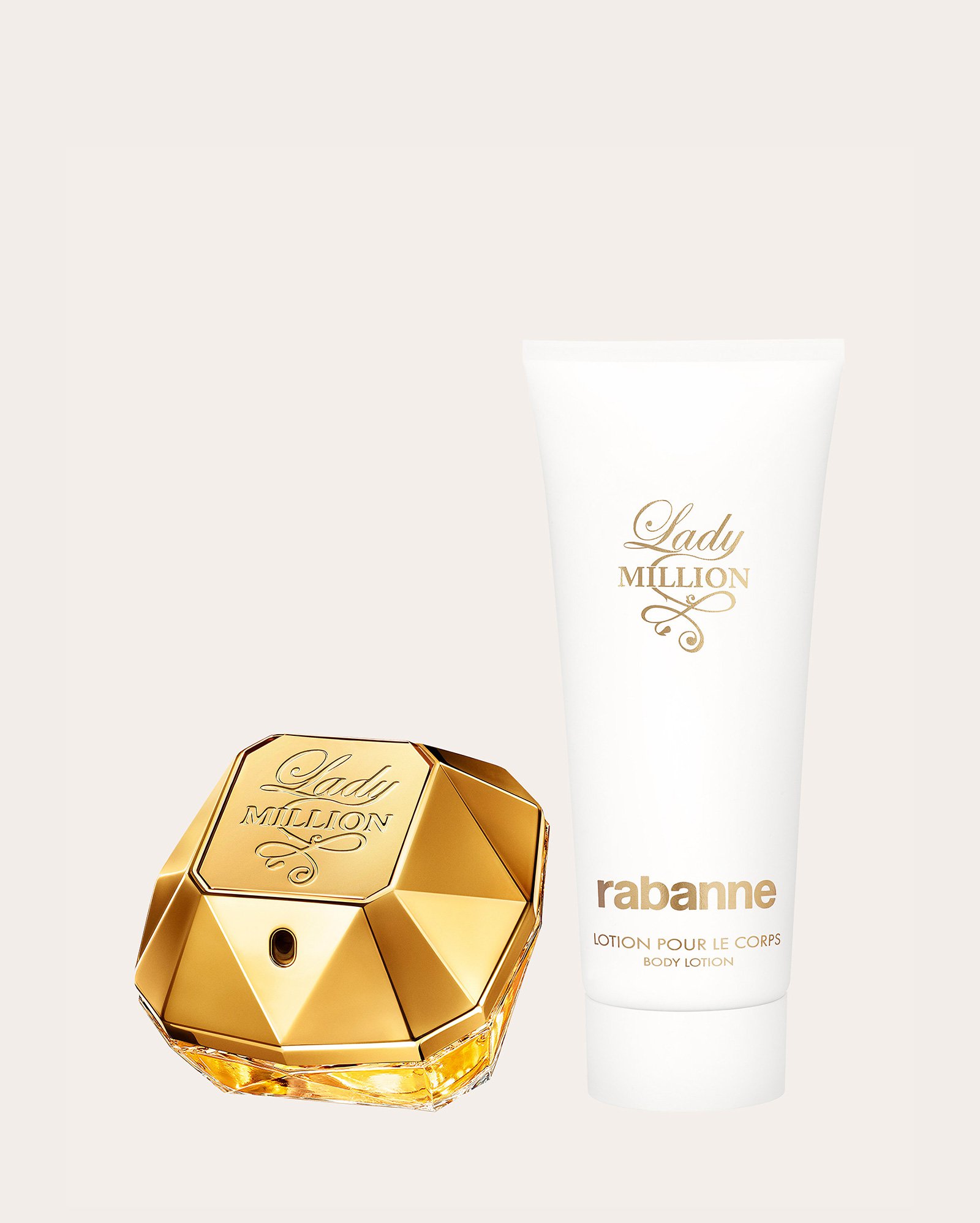 Kit perfume feminino Lady Million EDP 80 ml + creme corporal Sensual 100 ml | Rabanne