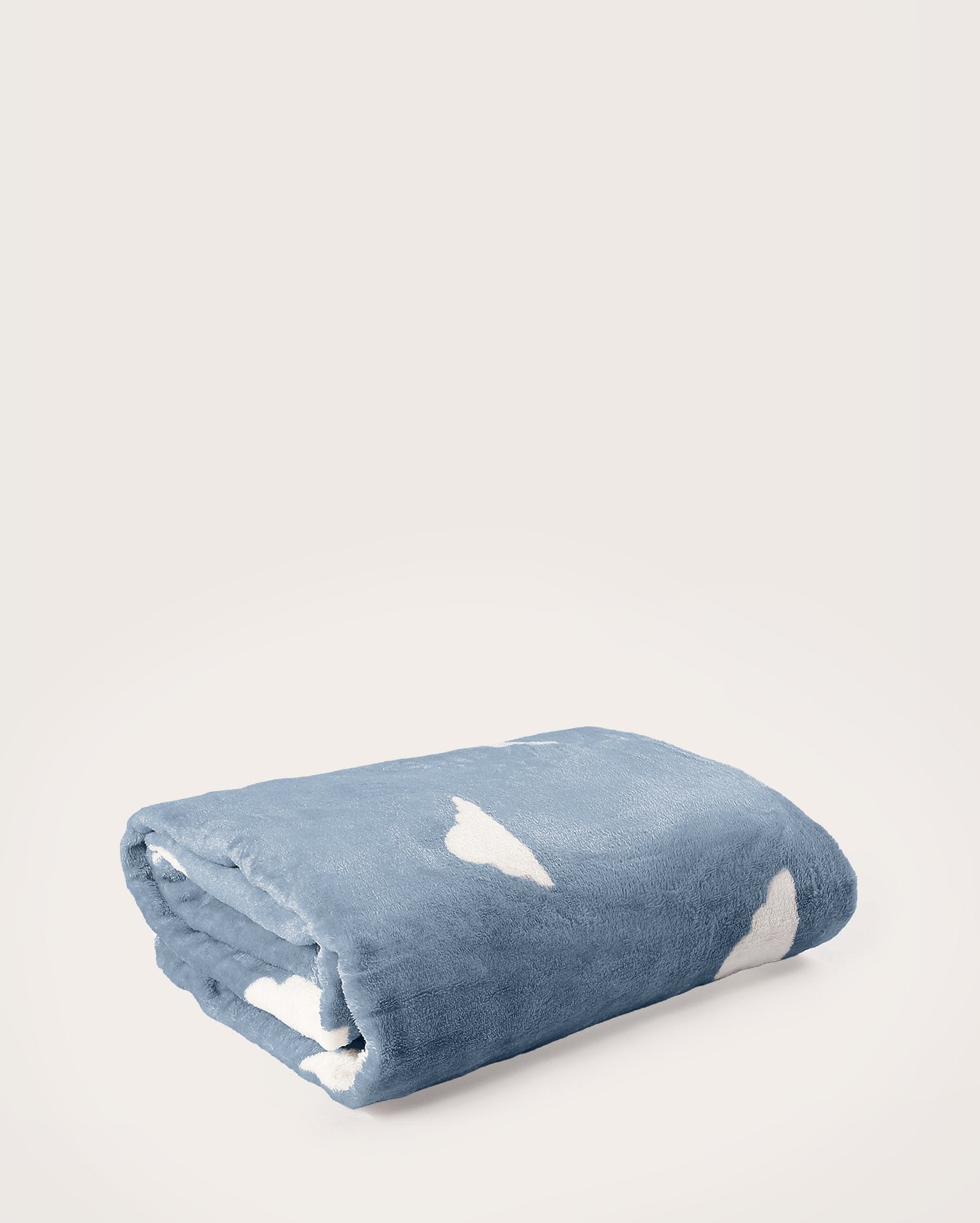 Manta solteiro flannel nuvem - azul | Casa Riachuelo