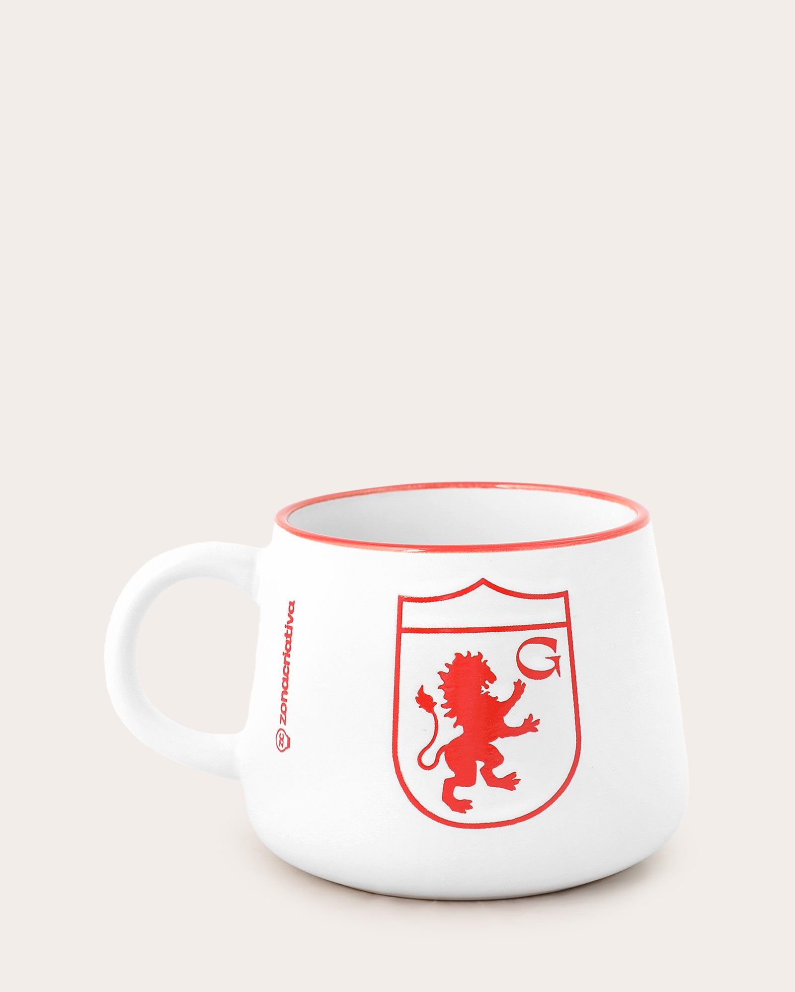 Caneca de cerâmica Grifinória 500ml - branca | FANLAB