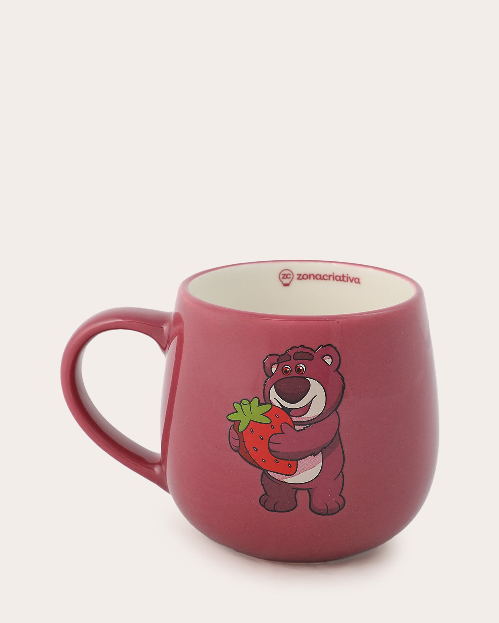 Caneca de cerâmica Lotso 400ml - rosa | FANLAB