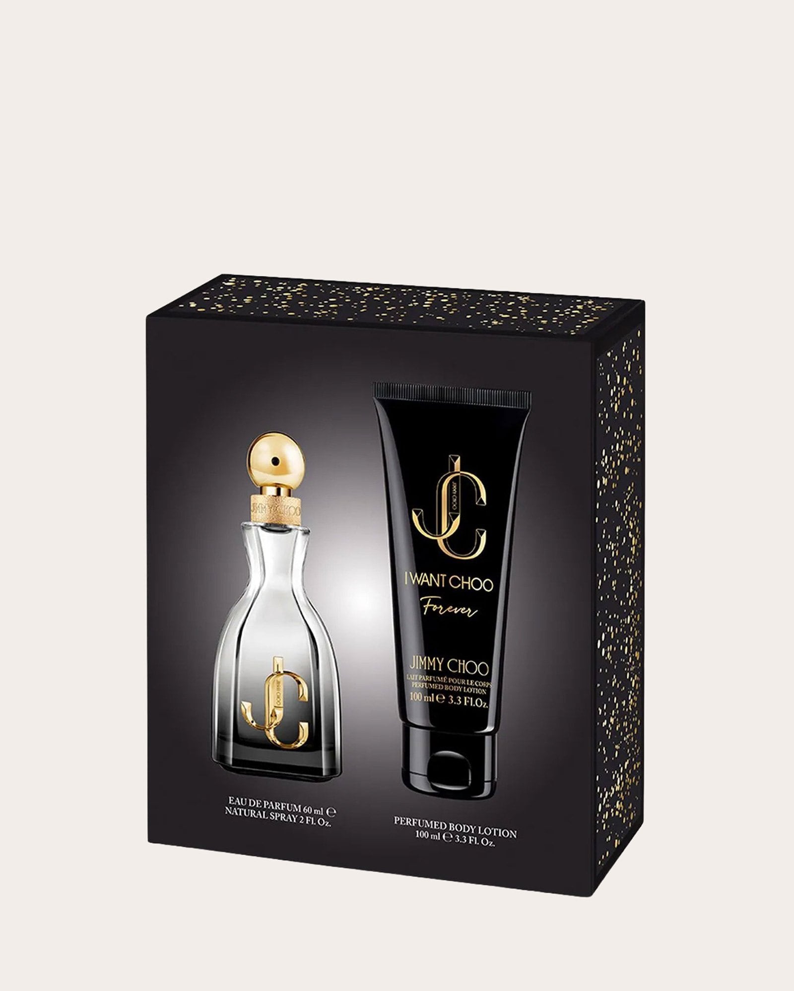 Kit perfume feminino I Want Choo Forever 60ml + Loção corporal 100ml | Jimmy Choo
