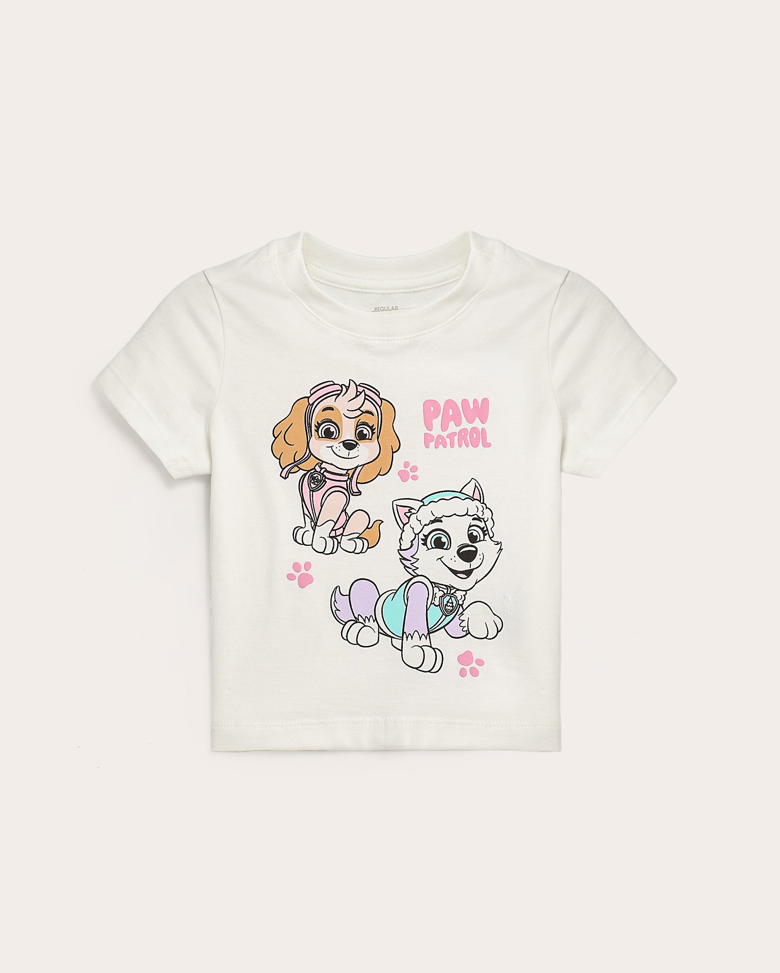 Camiseta infantil regular Patrulha Canina 1-6A - branca | Paramount