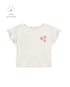 Camiseta infantil florzinhas - branca | Carter's
