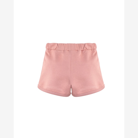 Short bebê de moletom com amarração - rosa | Carter's