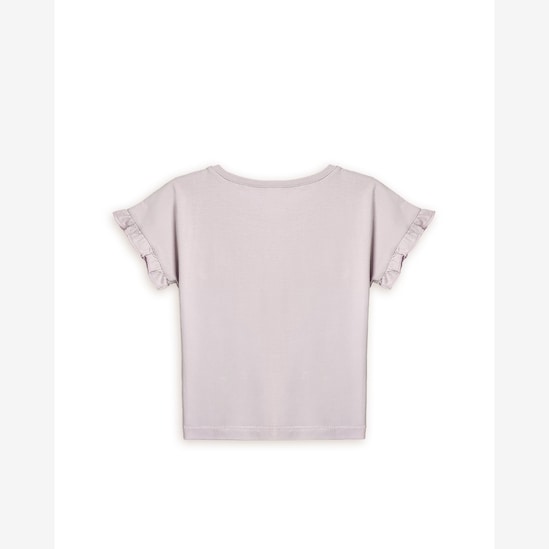 Camiseta infantil florzinhas - lilás | Carter's