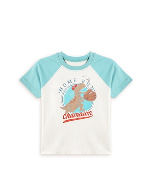 Camiseta infantil dinossauro - branca | Carter's
