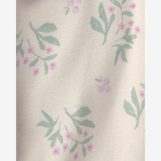 Kit body bebê 5 peças floral e texturizado - multicor | Carter's