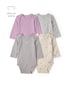 Kit body bebê 4 peças cisne e floral - multicor | Carter's