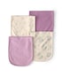 Kit paninho de ombro bebê 4 peças floral e coelho - multicor | Carter's