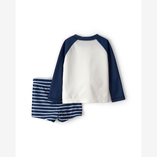 Conjunto de praia bebê 2 peças Pelicano - azul | Carter's