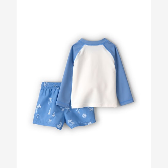 Conjunto de praia bebê 2 peças tubarão - multicor | Carter's