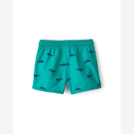 Short água infantil estampa baleias - verde | Carter's