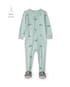 Macacão pijama infantil godzila com pé - verde | Carter's
