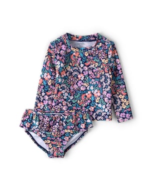 Conjunto de praia bebê estampa floral - multicor | Carter's