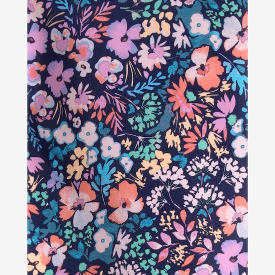 Conjunto de praia bebê estampa floral - multicor | Carter's