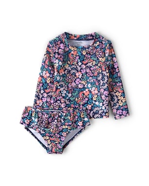 Conjunto de praia bebê estampa floral - multicor | Carter's