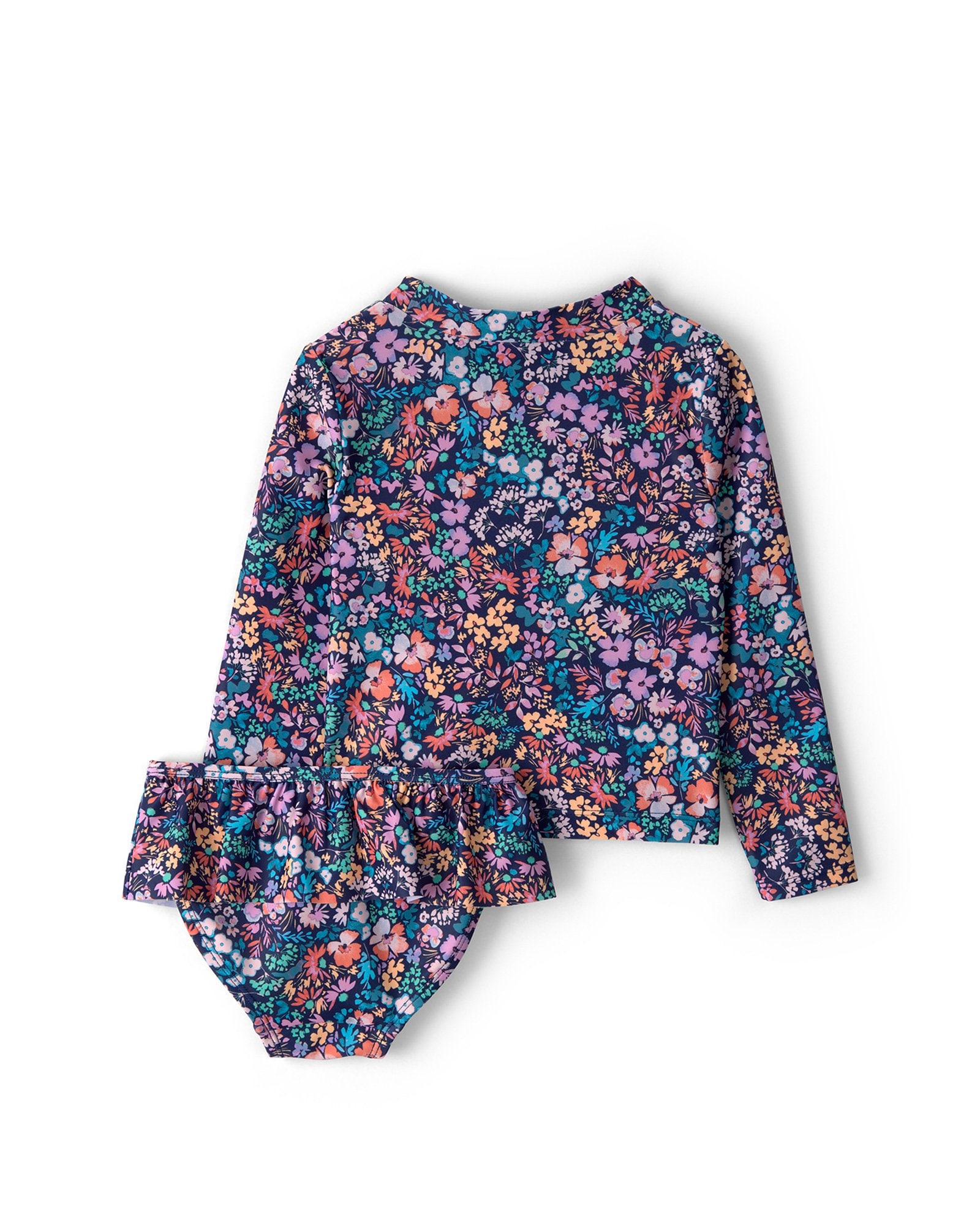Conjunto de praia infantil estampa floral - multicor | Carter's
