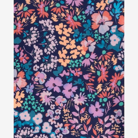 Conjunto de praia infantil estampa floral - multicor | Carter's