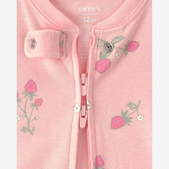 Kit macacão pijama bebê 2 peças frutinhas - multicor | Carter's