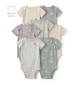 Kit body bebê 7 peças ovelhas e listras - multicor | Carter's