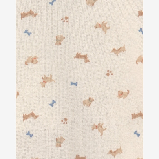 Kit body bebê 4 peças cachorrinhos e listras - multicor | Carter's