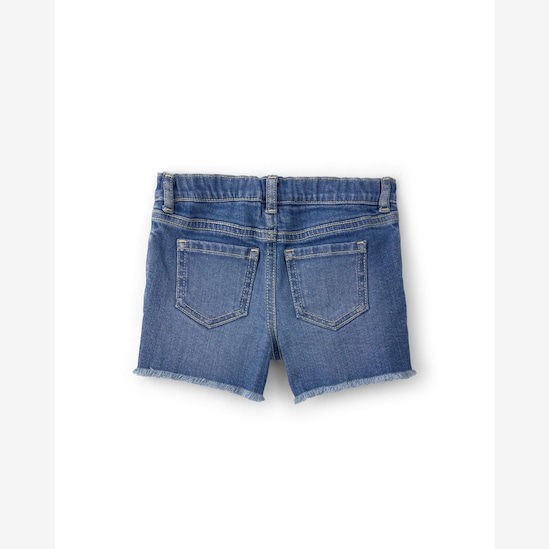 Short jeans infantil reto floral - denim médio | OshKosh