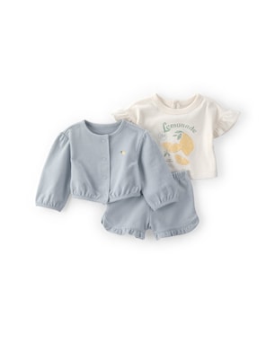 Conjunto bebê 3 peças Lemonade - multicor | Carter's