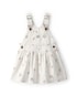 Salopete sarja infantil estampa floral - branca | Oshkosh