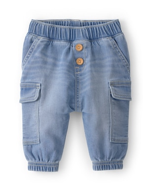 Calça jeans bebê comfy cargo - denim | OshKosh