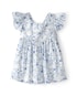Vestido bebê estampa floral com calcinha - azul | OshKosh