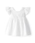 Vestido bebê texturizado com calcinha - branco | OshKosh