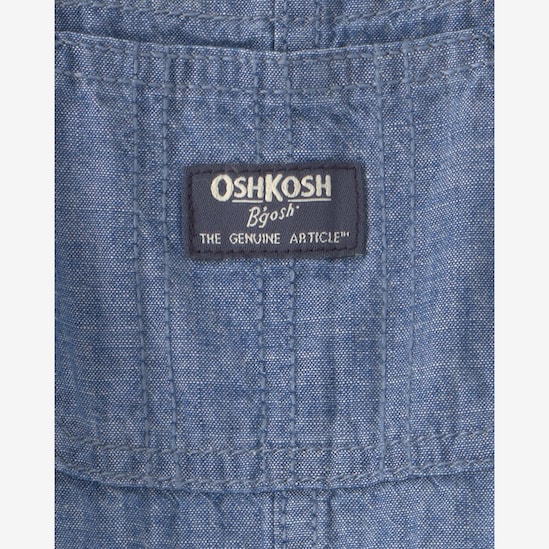 Jardineira jeans bebê comfy - denim | OshKosh