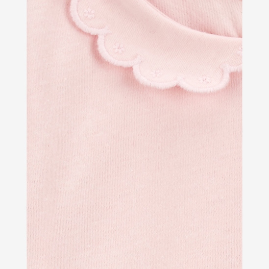 Body OshKosh gola boneca bebê menina - Rosa Claro