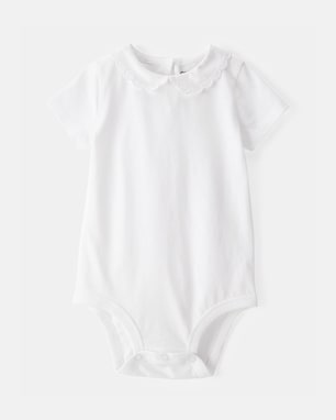 Body OshKosh gola boneca bebê menina - Branco