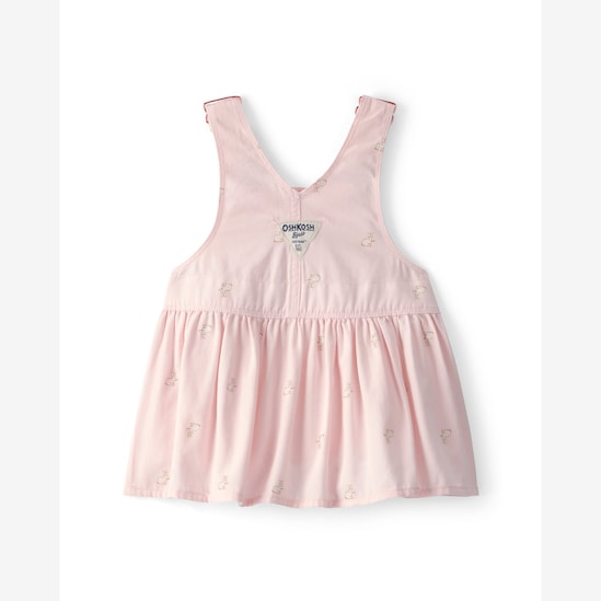Salopete de sarja bebê coelhinhos - rosa | OshKosh