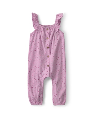 Macacão bebê estampado cerejinhas – lilás | Carter’s