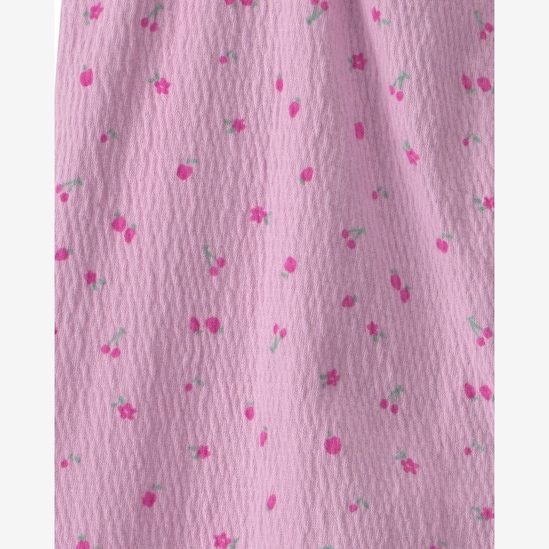Macacão bebê estampado cerejinhas – lilás | Carter’s