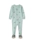 Macacão pijama bebê com pezinho dinos - verde | Carter's