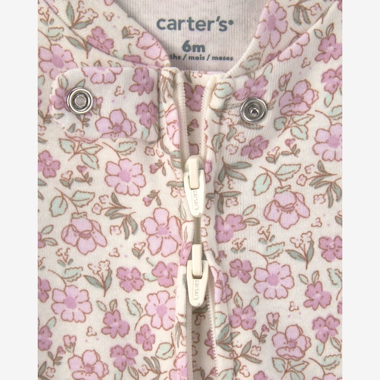 Kit macacão bebê 2 peças estampadas floral – multicor | Carter’s